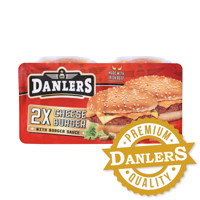 Premium 2 Cheeseburger with cheese and burger sauce